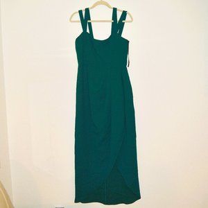 Xscape Teal Midi Dress